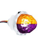 1-1/8 Inch Crystal Watermelon Light Double Fury 4 LED Dual Function