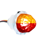 1-1/8 Inch Crystal Watermelon Light Double Fury 4 LED Dual Function