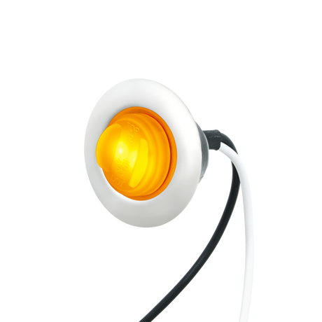 3/4 Inch Mini Light GloLight 2 LED With Stainless Steel Trim