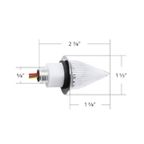 1-1/8 Inch Spike Light Double Fury 4 LED Dual Function