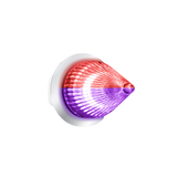 1-1/8 Inch Spike Light Double Fury 4 LED Dual Function