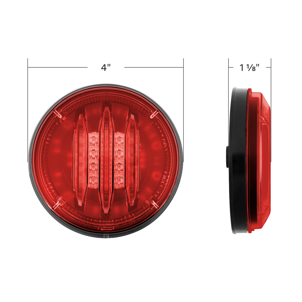 4 Inch Round STT Light With 29 LEDs Saber Light