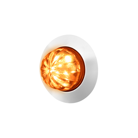 1-1/4 Inch Watermelon Light With Stainless Steel Bezel, 6 LED Dual Function