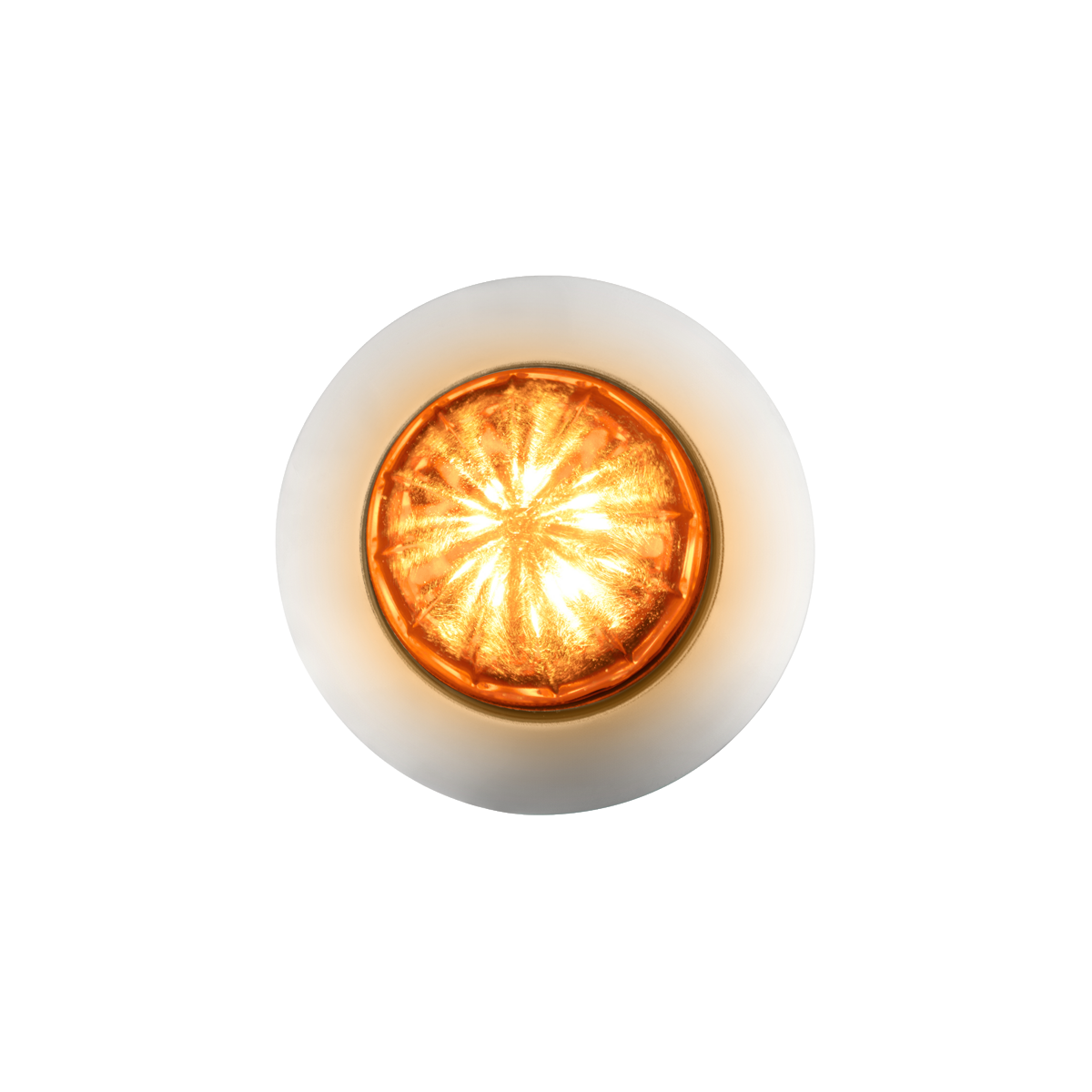 1-1/4 Inch Watermelon Light With Stainless Steel Bezel, 6 LED Dual Function