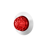 1-1/4 Inch Watermelon Light With Stainless Steel Bezel, 6 LED Dual Function