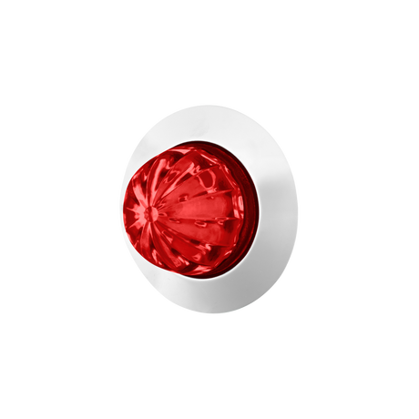 1-1/4 Inch Watermelon Light With Stainless Steel Bezel, 6 LED Dual Function