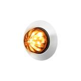 1-1/4 Inch Watermelon Light With Stainless Steel Bezel, 6 LED Dual Function