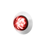 1-1/4 Inch Watermelon Light With Stainless Steel Bezel, 6 LED Dual Function