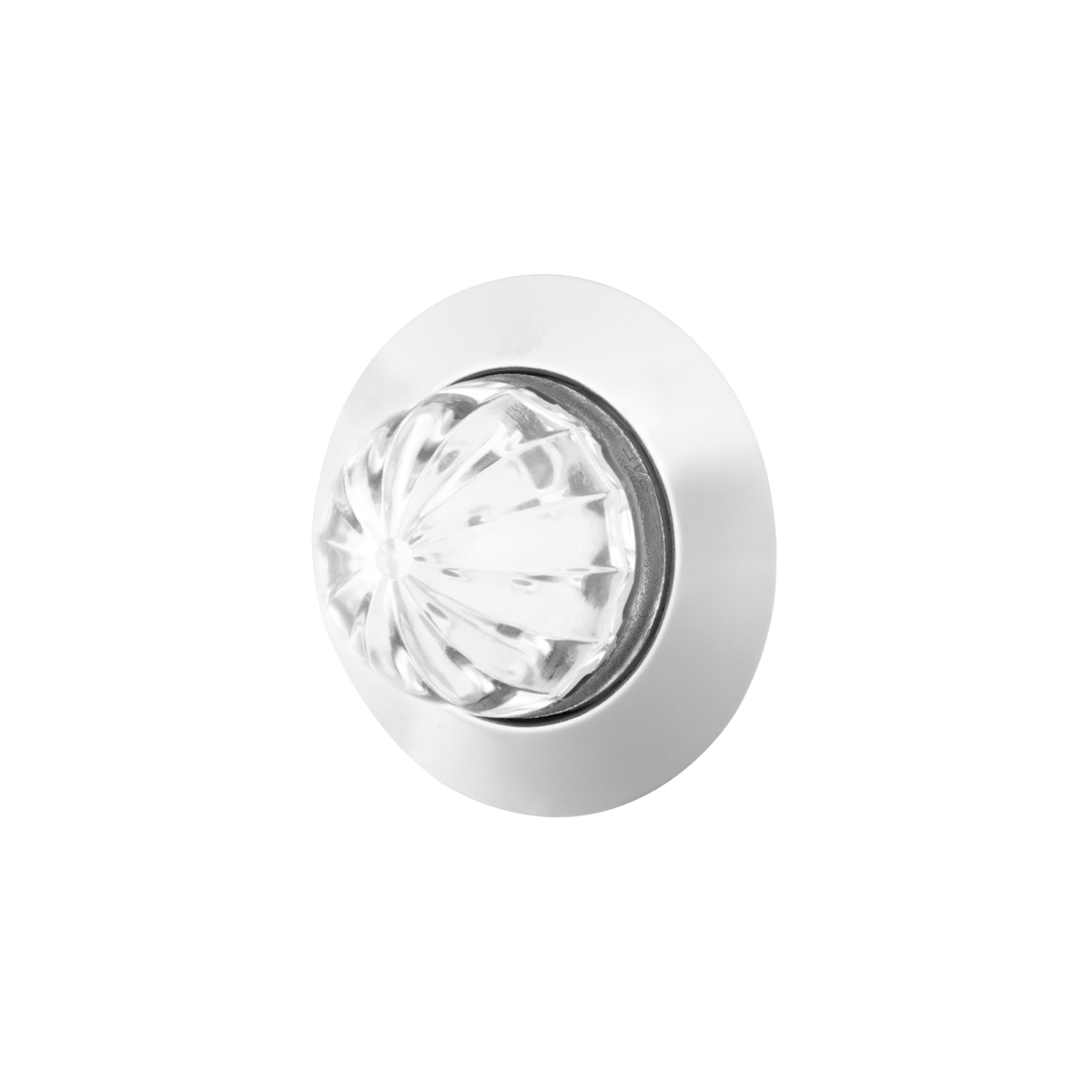 1-1/4 Inch Watermelon Light With Stainless Steel Bezel, 6 LED Dual Function