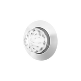 1-1/4 Inch Watermelon Light With Stainless Steel Bezel, 6 LED Dual Function