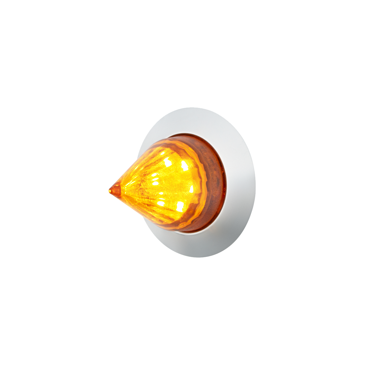 1-1/4 Inch Spike Light With Stainless Steel Bezel, 6 LED Dual Function