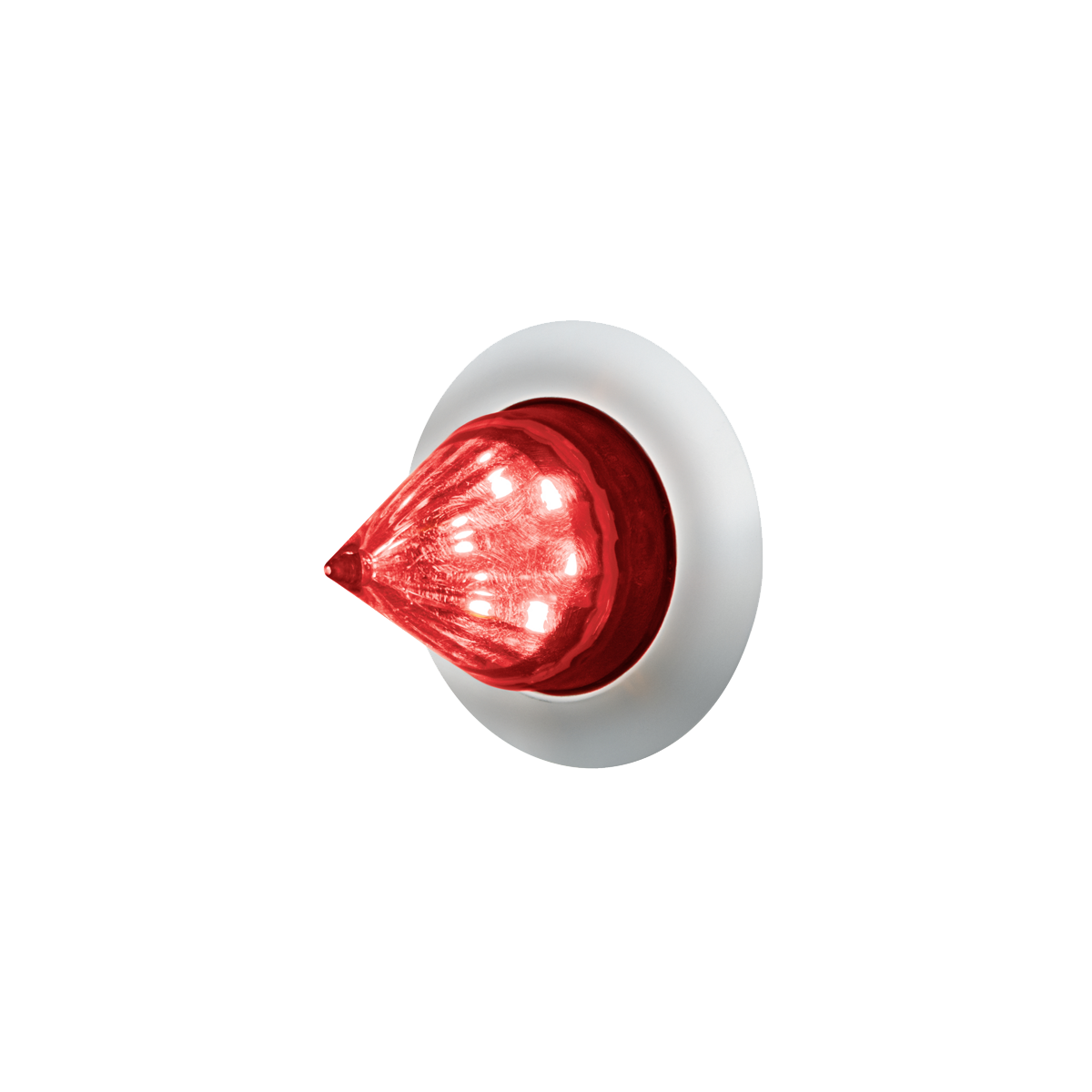 1-1/4 Inch Spike Light With Stainless Steel Bezel, 6 LED Dual Function