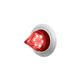 1-1/4 Inch Spike Light With Stainless Steel Bezel, 6 LED Dual Function
