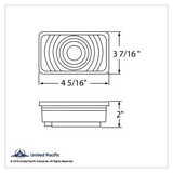 5-5/16" Rectangular Back-Up Light (25-Pack)