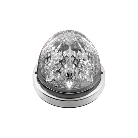 3.5 Inch Watermelon Light With Stainless Steel Bezel - Crystal-Comet 9 LED Dual Function