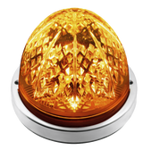 3.5 Inch Watermelon Light With Stainless Steel Bezel - Crystal-Comet 9 LED Dual Function