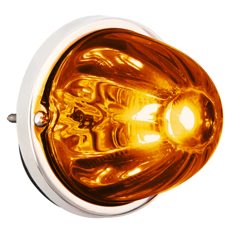 3 Inch Watermelon Light With GLASS LENS, 18 LED Bulb, Flush Mount Kit