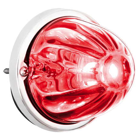 3 Inch Watermelon Light With GLASS LENS, 18 LED Bulb, Flush Mount Kit