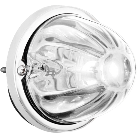 3 Inch Watermelon Light With GLASS LENS, 18 LED Bulb, Flush Mount Kit