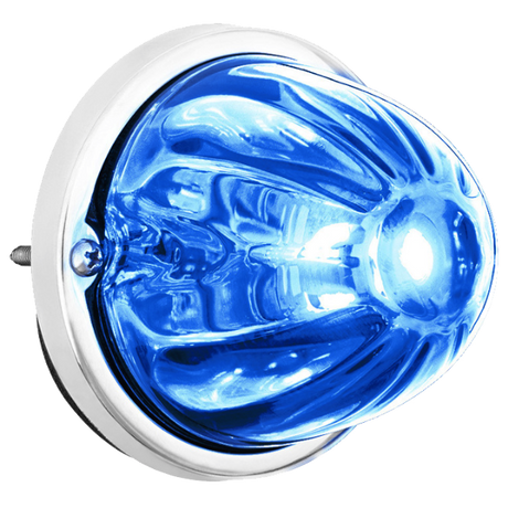 3 Inch Watermelon Light With GLASS LENS, 18 LED Bulb, Flush Mount Kit