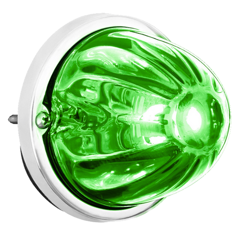 3 Inch Watermelon Light With GLASS LENS, 18 LED Bulb, Flush Mount Kit