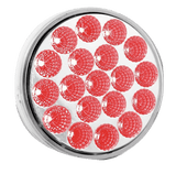 4 Inch Round STT 19 LED Red Lights - HD Truck Source