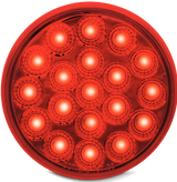 4 Inch Round STT 19 LED Red Lights - HD Truck Source