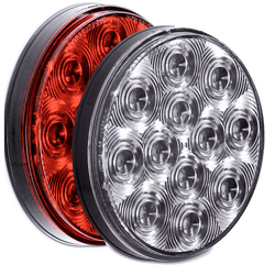 4 Inch Round STT Economy 12 LED Lights