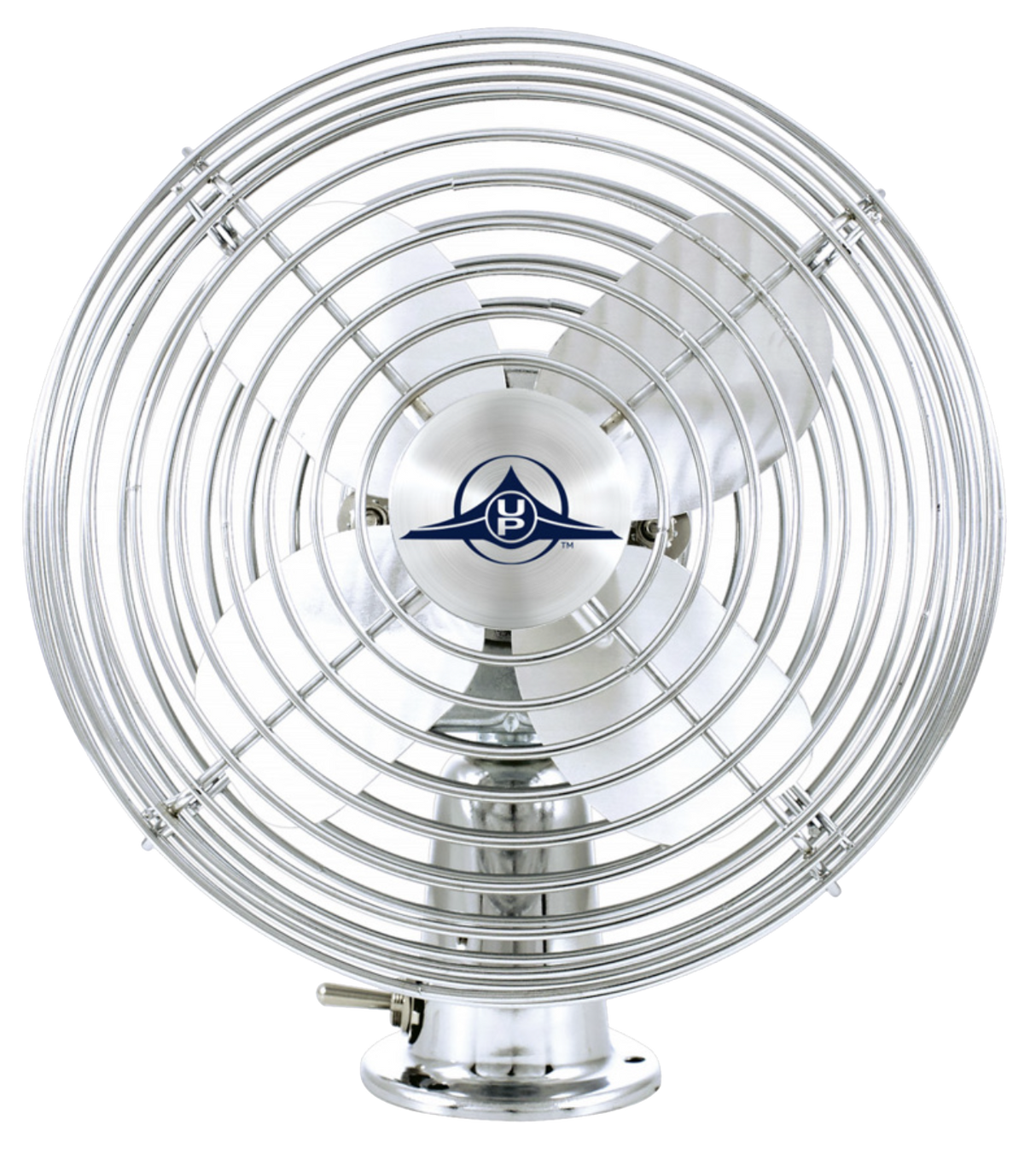 Chrome 6" Heavy Duty Fan - 12V