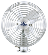 Chrome 6" Heavy Duty Fan - 12V