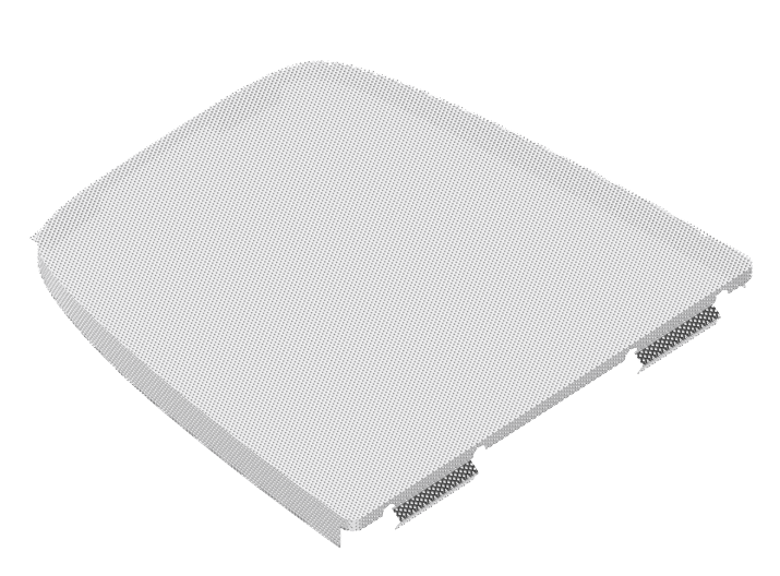 Freightliner Century (2003-2008), & Columbia (2007-2014) - Chrome Door Speaker Mesh Cover