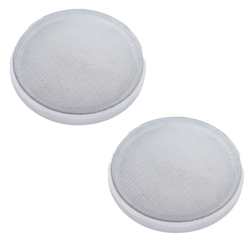Peterbilt - Chrome 6-1/2" Round Speaker Covers (Pair)