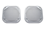 Freightliner & Kenworth Various Models - Chrome 5-1/2" Square Speaker Cover (Pair)