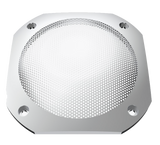 International 9900, 9400/9300/9200 - Chrome 4-1/2" Square Speaker Cover