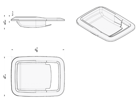 Kenworth (2005 & Newer) - Door Handle Trims Pair