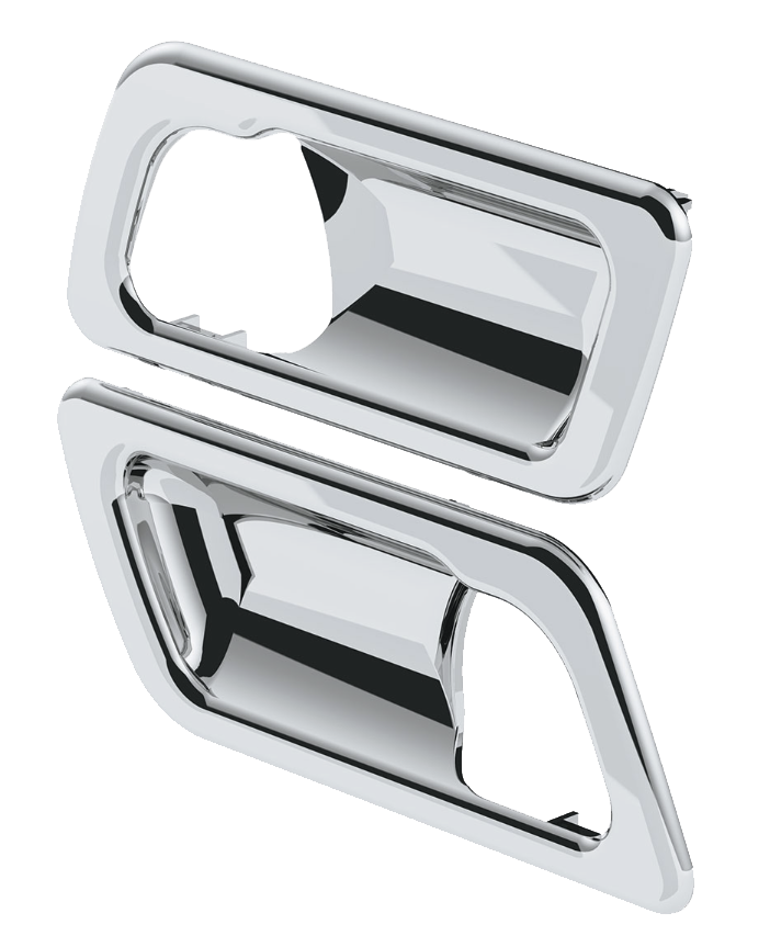 Peterbilt - Chrome Interior Door Handle Trim Pair – HD Truck Source