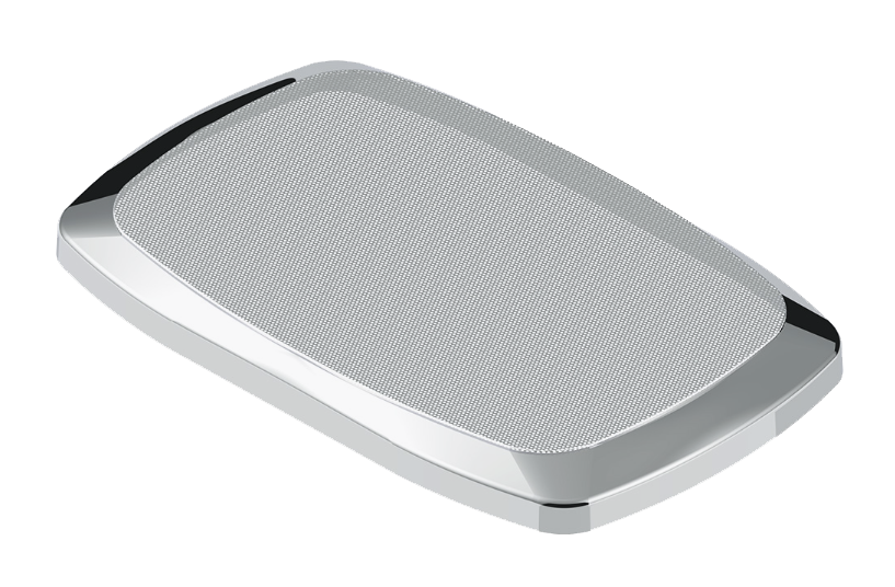 Peterbilt - Chrome Rectangular Speaker Cover (Pair)