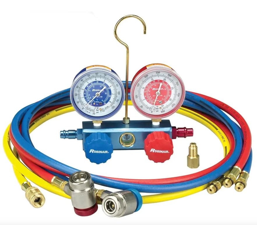 Robinair R-1234YF Manifold and Hose Set