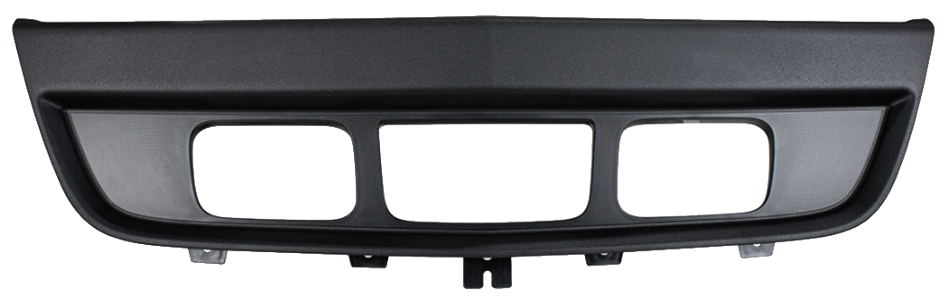 International LT 2018-2025 - Bumper Trim With Fog Light Holes - Black
