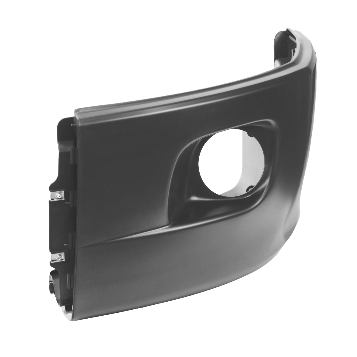 Peterbilt 579 (2012-2021) - Bumper End With Fog Light Hole