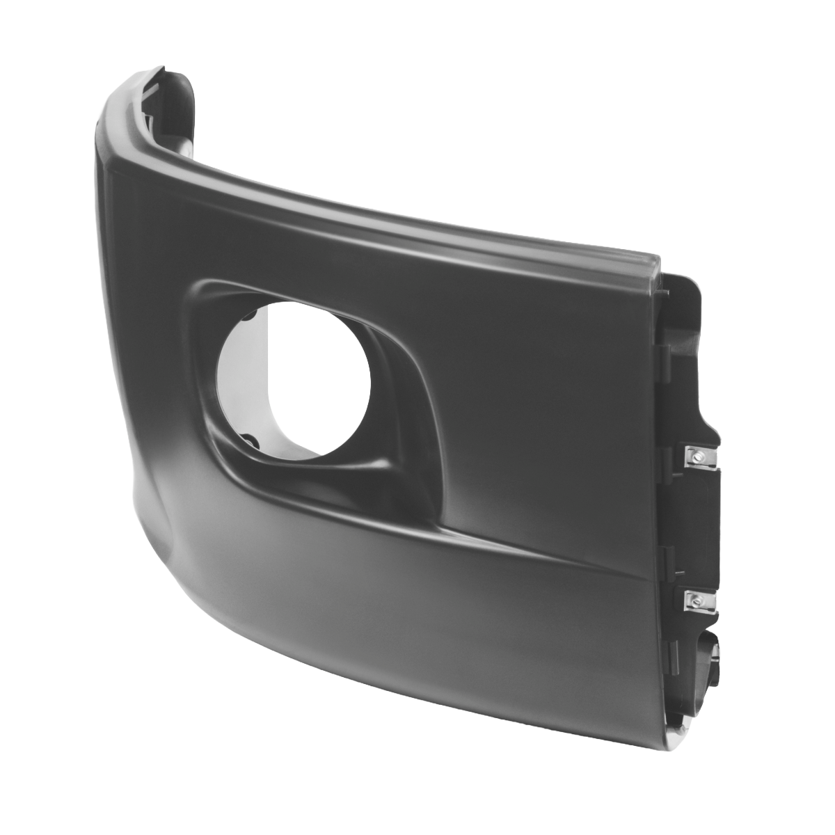 Peterbilt 579 (2012-2021) - Bumper End With Fog Light Hole