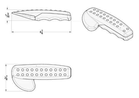 Freightliner Cascadia (2008-2017) - Chrome Interior Door Handle Cover (Pair)