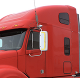 Freightliner Century and Columbia - 48 LED Chrome Mirror Cover With Sequential LED