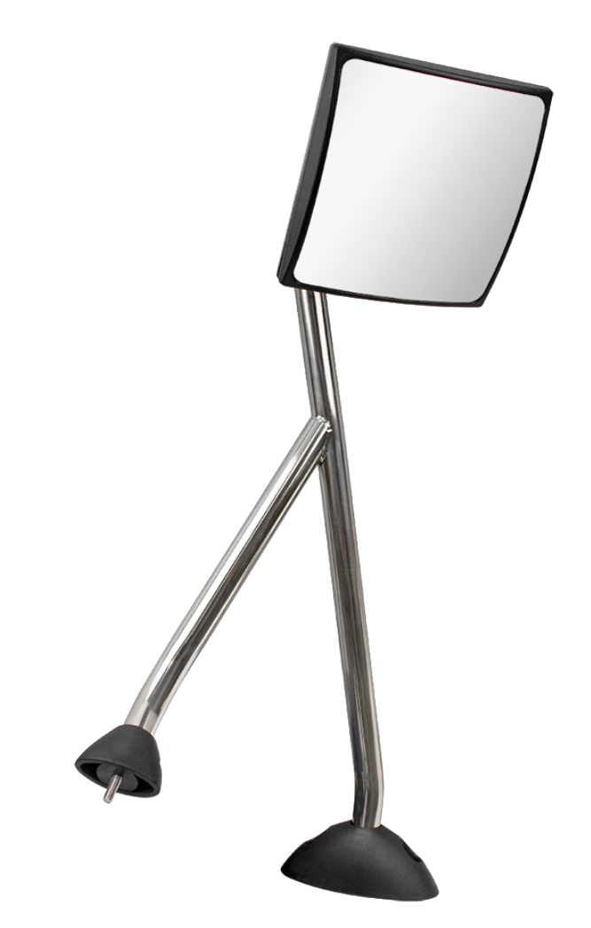 International Prostar - Stainless Steel  Hood Mirror Assembly With Sequential LED Turn Signal