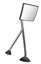 International Prostar - Stainless Steel  Hood Mirror Assembly With Sequential LED Turn Signal