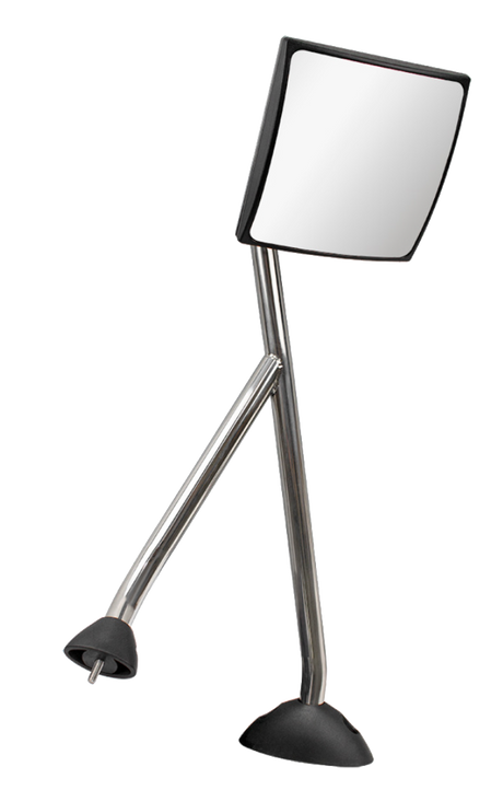 International Prostar - Stainless Steel  Hood Mirror Assembly With Sequential LED Turn Signal