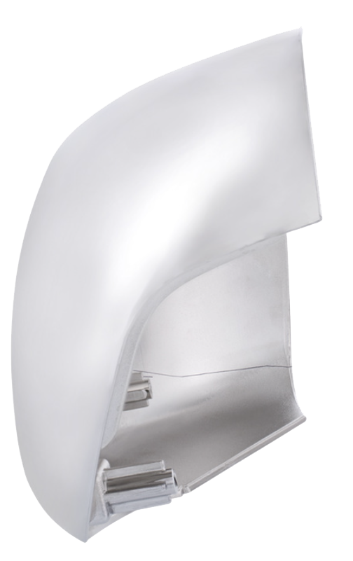 Freightliner Cascadia for 2018 and Up - Chrome Plastic Hood Mirror