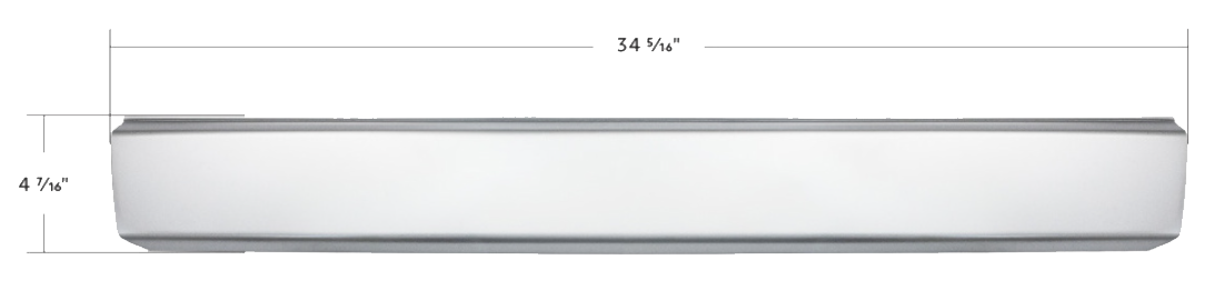 Volvo VNL 2018-2024  - Center Bumper Trim