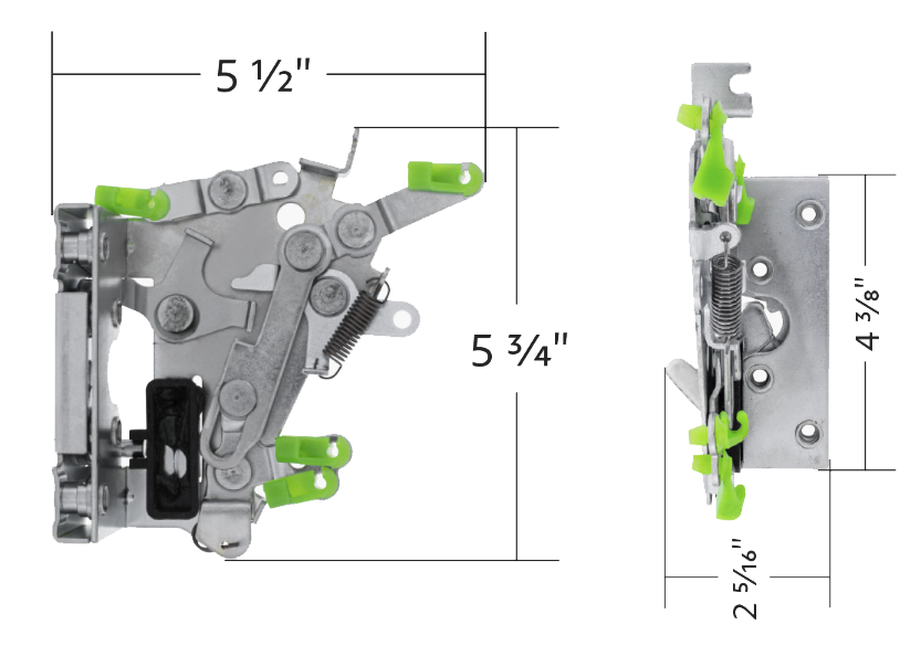 Peterbilt 386, 387, 388, 389 - Door Latch Assembly