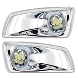 Kenworth T660 (2007-2017) - Fog Lamp Frame With Day Time Running Light & LED Fog Light